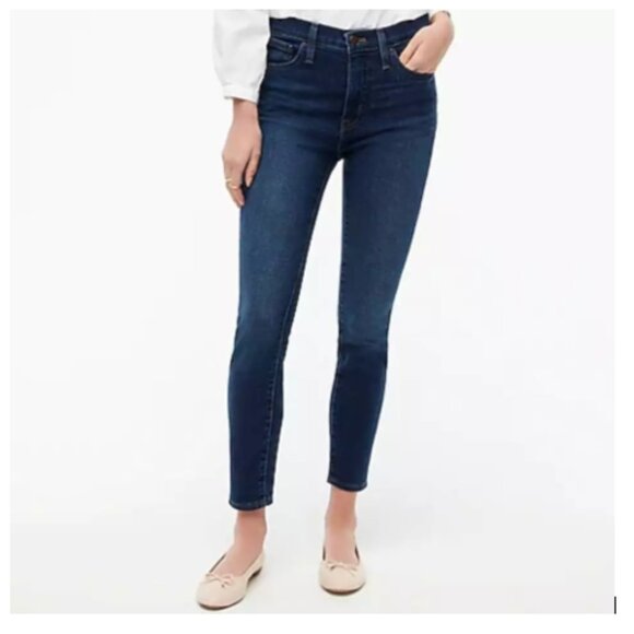J. Crew 9" High-Rise Skinny Jeans size 27, Inseam 23 - Picture 1 of 11